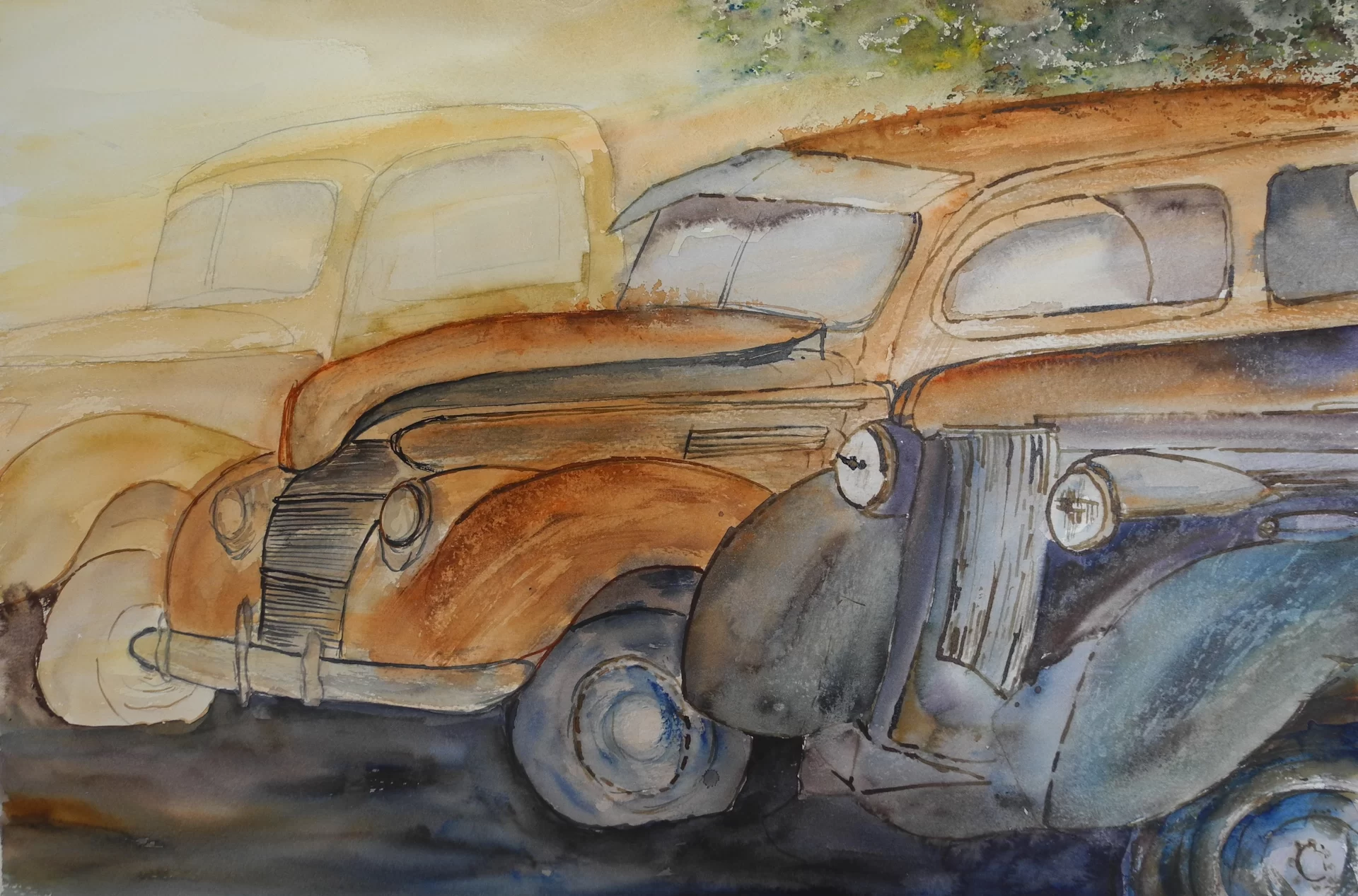 Aquarel painting