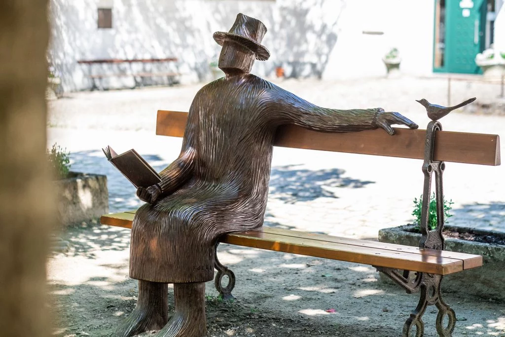 Fondation Folon - L'Homme Blue