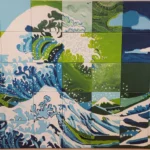 Golf van Kanagawa - Katsushika Hokusai